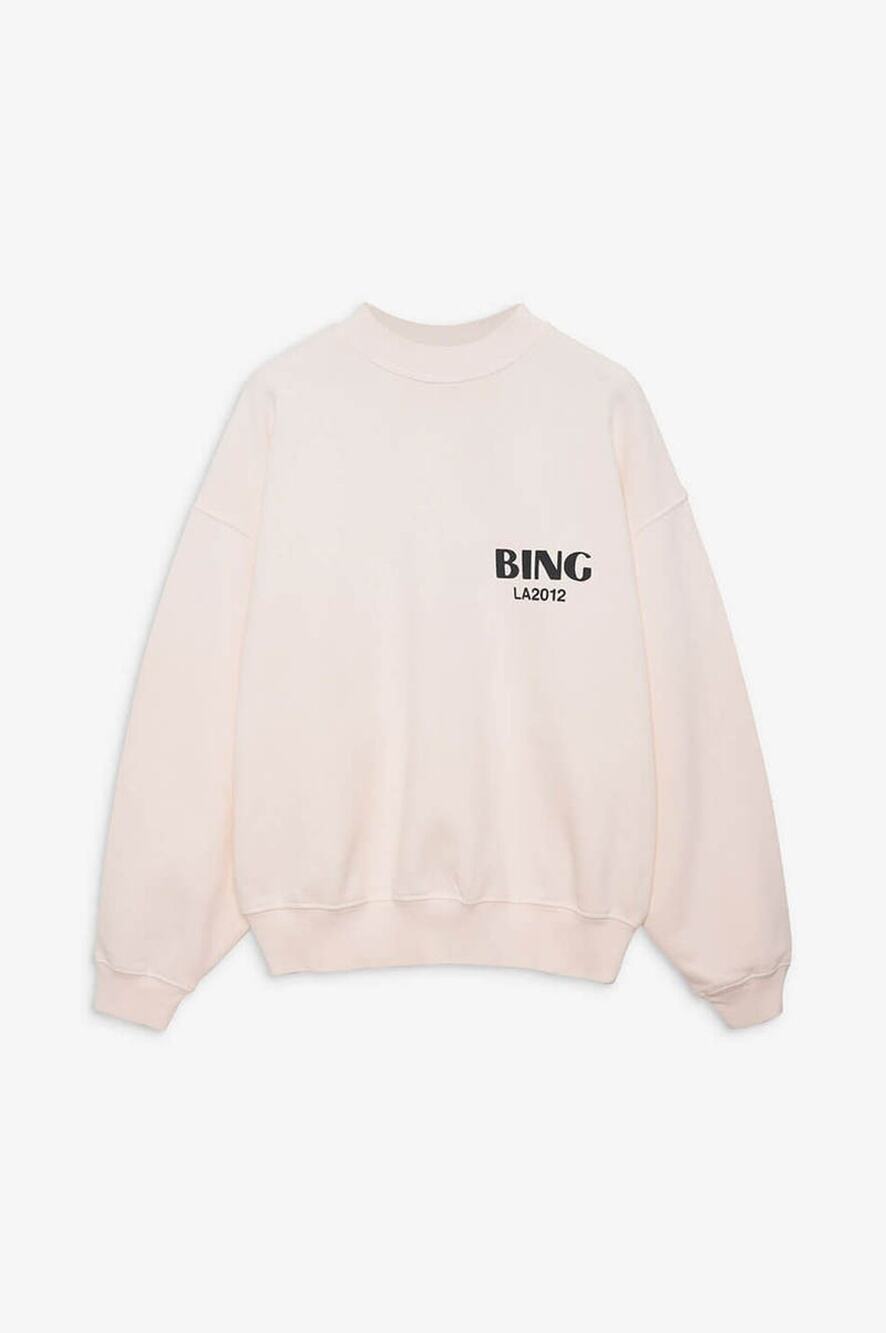 ANINE BING Jaci Logoprint Relaxed Sweatshirt - XS